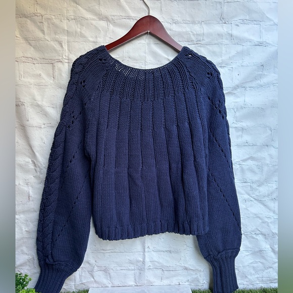 FREE PEOPLE Sandre
Pullover OB1757383 Blue size Medium M NWOT $148 - Picture 10 of 16